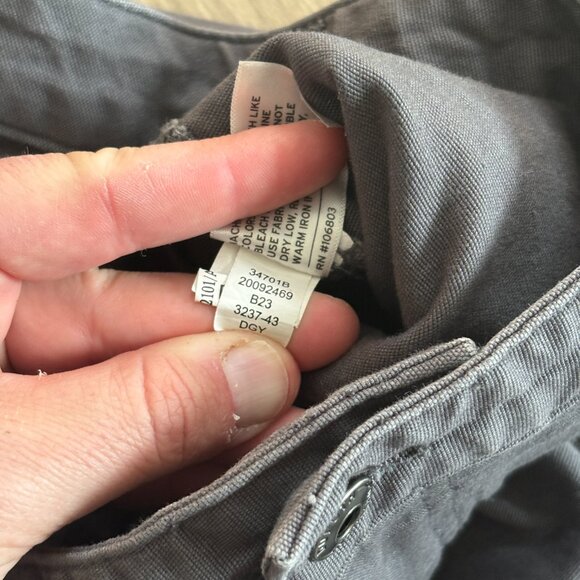 Duluth Trading Fire Hose Cargo Pants Women's 12 Dark Grey Work Relaxed Pockets - Picture 4 of 10